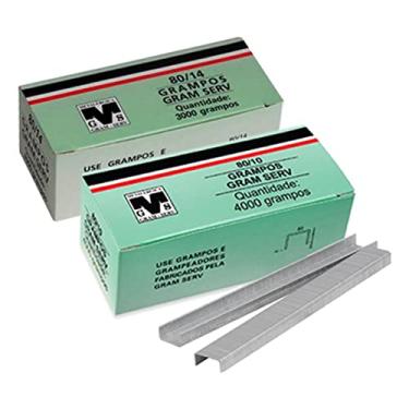 Imagem de Kit 2 Caixas Grampo Rocama 10mm e 14mm 80/10 e 80/14 para Grampeador