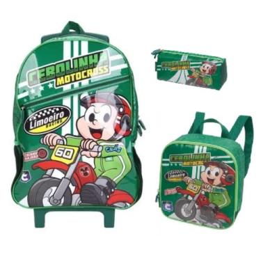 Imagem de Mala C/Carrinho G Cebolinha Super Moto 973p0 - Pacific