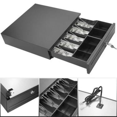 Imagem de Gaveta para Dinheiro Automática e Manual Reforçada com Chaves