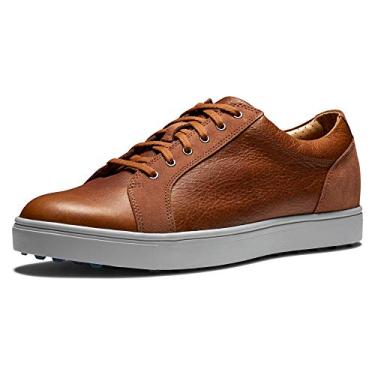 Imagem de FootJoy Tênis de golfe masculino Club Casuals, Cinzento-acastan, 8 X-Wide