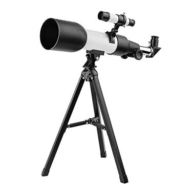 Imagem de Camnoon 15X-75X 60mm Grande Abertura Astronômica Telescópio Refrator Telescópio Monocular com Tripé Filtro Lua Teleconversor Finderscope para Observação de Aves de Observação de Estrelas