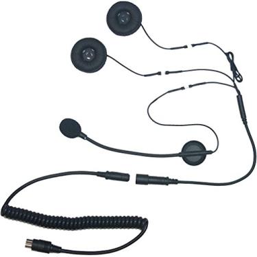 Imagem de iMC Motorcom Fone de ouvido de capacete aberto HS-H130P para sistemas de áudio Harley Davidson de 7 pinos