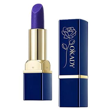 Imagem de 5 Pcs Batom Azul-Rosa, Hidratante Lip Stain Glos Long Lasting Lip Balm Batom Tinted Lip Balm Gloss, beleza natural cosméticos cosméticos para meninas Nanyaciv