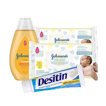 Imagem de Johnson's Baby Toalhinhas Rn 192 unidades + Shampoo + Desitin 113g