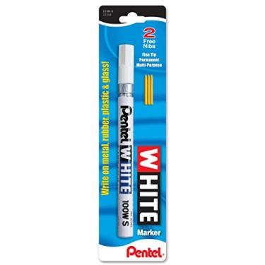 Imagem de Pentel - Marcador Permanente Branco,Fine Pt,We (Pacote Com 30