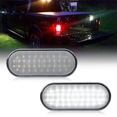 Imagem de Luzes de LED para cama de caminhão compatíveis com caminhonete super resistente F150 Raptor F250 F350 F450, 6000K 40-SMD LED branco brilhante kit de luz de cama lâmpada de área de carga traseira OEM