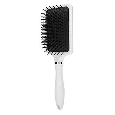 Imagem de Escova de pentear o cabelo pente de cabeleireiro pente de massagem com para casa para mulheres e homens