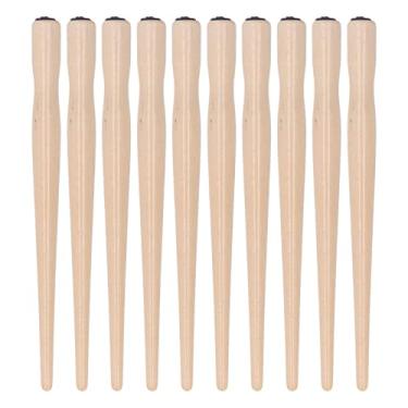 Imagem de Conjunto de Caneta de Mergulho Com 10 Peças, Suporte para Caneta de Ponta Em Quadrinhos Speedball, Suporte para Caneta de Madeira para Pintura Artística, Caligrafia Inglesa (Cor