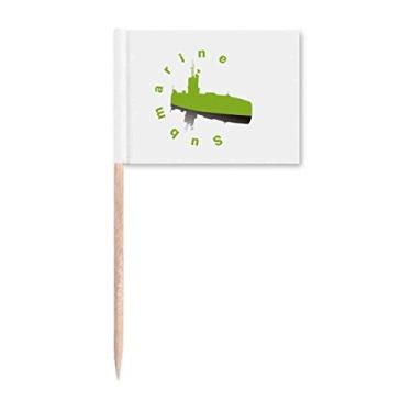 Imagem de Marcador de palito de dente submarino subaquático para decoração de festa