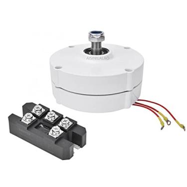 Imagem de 3500W 600r/m 12/24V Gerador de ímã permanente CA Alternador para gerador de turbina eólica vertical para turbina eólica DIY durável com vida útil longa,24v
