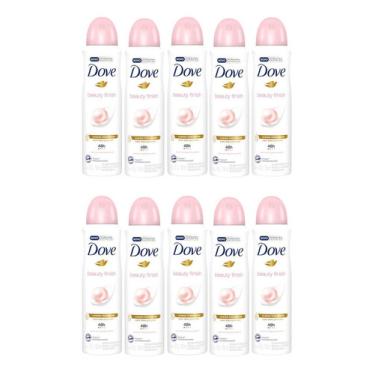 Imagem de Kit 10 Desodorante Antitranspirante Aerosol Dove Beauty Fini Magnólia e Jasmim