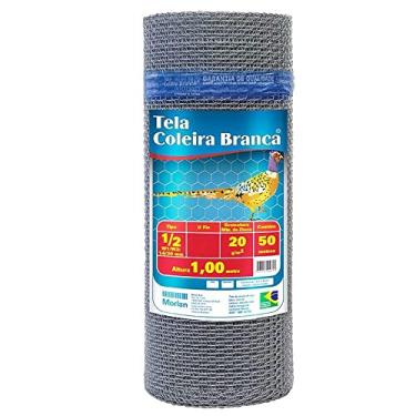 Imagem de Tela metálica para viveiro fio 24 BWG x 1,5 m rolo com 50 metros - Morlan