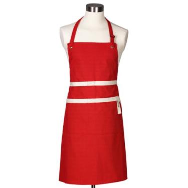 Imagem de Le Creuset Avental Chef de Algodão Vermelho