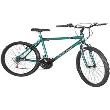 Imagem de Bicicleta de Passeio Ultra Bikes Esporte Aro 26 Reforçada Freio V-Brake – 18 Marchas Verde, BM26-01VD