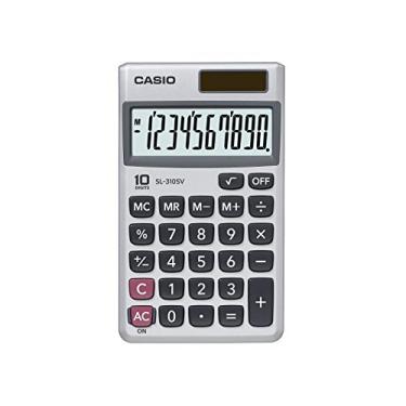 Imagem de Casio SL-310SV, calculadora de função padrão alimentada por energia solar