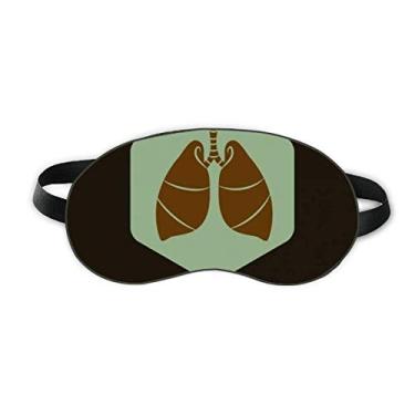 Imagem de Body Organs Protetor de Olhos para Dormir Órgãos Pulmões Macio Noturno