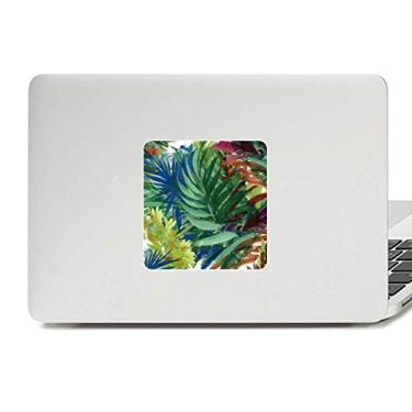Imagem de Adesivo de vinil para laptop com arte de desenho tropical, flor de planta, decoração de policarbonato
