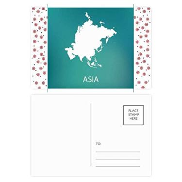 Imagem de Mapa de contorno do continente da Ásia, Natal, Natal, Celebração, Cartão postal de Bênção