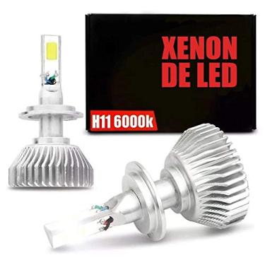 Imagem de Lâmpada Super LED Headlight H13 6000K 50W Efeito Xênon Com Fonte Embutida