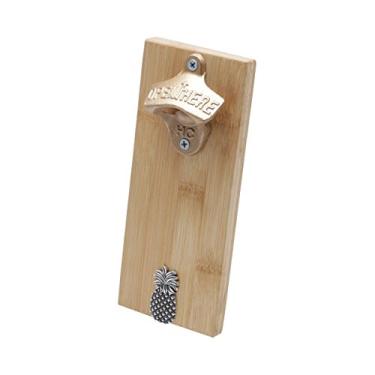 Imagem de ABRIDOR MADEIRA P/GARRAFAS DE PAREDE ABACAXI