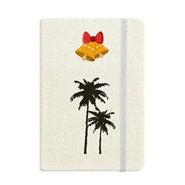 Imagem de Caderno de caderno de plantas de praia com desenho de coqueiro
