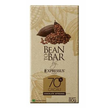 Imagem de Kit Com 5 Barras De Chocolate Bean To Bar 70% De Cacau