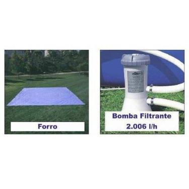 Imagem de Forro 4,72 M + Bomba Filtrante Intex 2006 Lh 110V