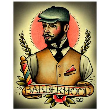 Imagem de Placa Decorativa Para Barbearias Quyen Dihn barberhood