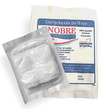 Imagem de Compressa De Gaze ESTÉRIL 13 Fios Hidrófila 500 Uni (50 pacotes c/ 10 gazes)