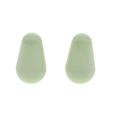 Imagem de Dopro 2 peças Oak Grigsby CRL estilo 5 Way ST Strat interruptor com ponta para interruptor serve nos EUA Fender Stratocaster verde menta