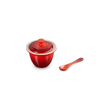Imagem de Le Creuset Pote para Condimentos Indiano C/Colher 180ml Vermelho