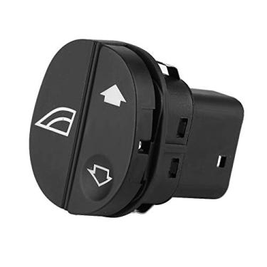 Imagem de Interruptor de controle da janela do carro, interruptor da janela elétrica Interruptor da janela elétrica Interruptor do elevador da janela Veículo compatível 96FG14529AC Preto