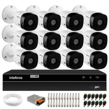 Imagem de Kit 12 Câmeras Intelbras Vhl 1220 B Bullet Hdcvi Lite Full Hd 1080p Visão Noturna 20m Proteção Ip66 + Dvr Intelbras Mhdx 1216 16 Canais Multi Hd