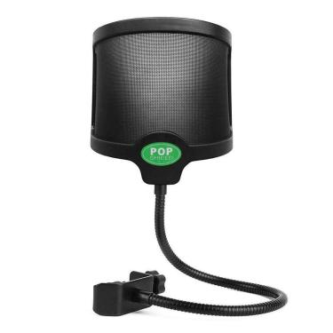 Imagem de Pop Filter Filtro Anti Puff Sopro Para Microfone Tela Metálica