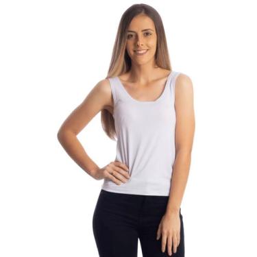 Imagem de Regata Feminina Alça Larga Blusas Básicas Primavera Verão 3020A - Vtm