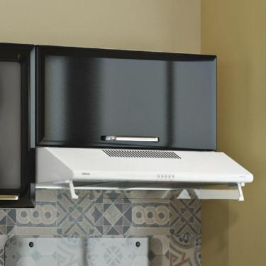 Imagem de Armário Aéreo em Aço Horizontal 1 Porta Basculante IPH-80 Tarsila Itatiaia Preto/Branco