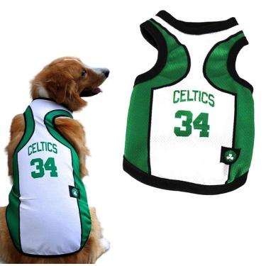 Imagem de Camiseta Basquete Nba Boston Celtics Roupa Pet Cachorro Grande Porte