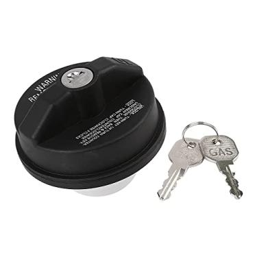 Imagem de A ABSOPRO Tampa para tanque de combustível 7730047020 com chaves interior de carro para Toyota Corolla 2010-2016 preta