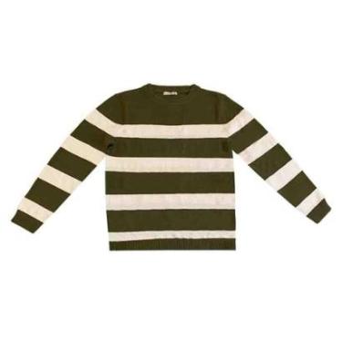Imagem de Suéter Hering Kids Infantil Menino Verde/Branco-Masculino