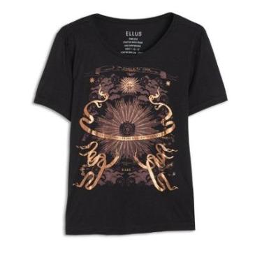 Imagem de Camiseta Ellus Solar System Visco Feminina-Masculino
