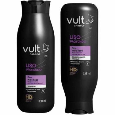 Imagem de Kit Vult Liso Profundo Shampoo 350ml E Condicionador 325ml