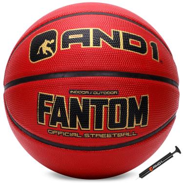 Imagem de Bola de basquete AND1 Fantom Rubber, tamanho 7, Burgundy