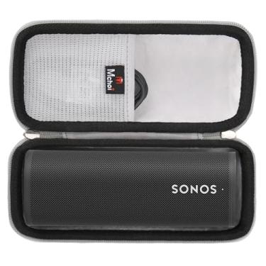 Imagem de Mchoi Capa rígida e portátil compatível com alto-falante Bluetooth inteligente portátil Sonos Roam, apenas a capa