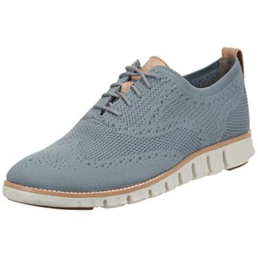 Imagem de ZEROGRAND Stitchlite Wingtip Oxford masculino, Pedra de ferro/marfim, 43