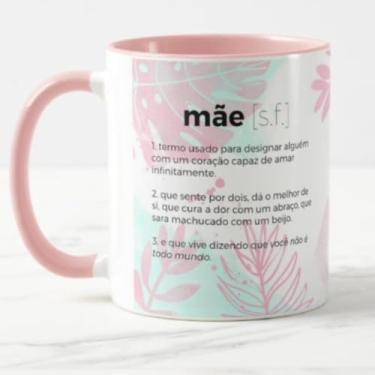 Imagem de Caneca Significado de Mãe Floral Int Rosa