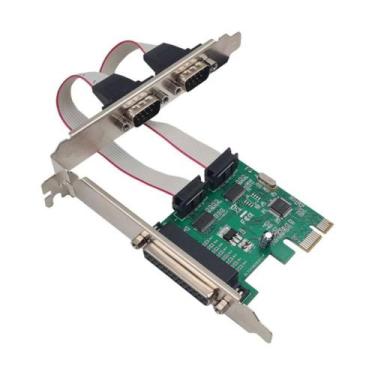 Imagem de Placa de Rede PCI Express F3 JC-PCI-PRS - 2 Portas Seriais DB9 e 1 Par