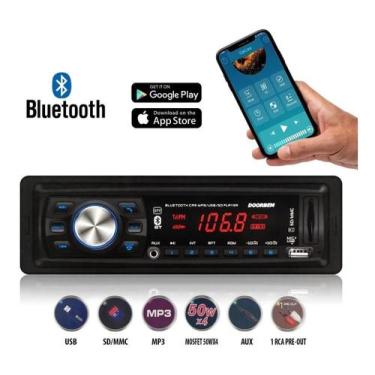Imagem de Radio Mp3 Player Som Automotivo Com Fm Pendrive Bluetooth - IMPORTADA