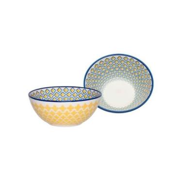 Imagem de Bowl De Cerâmica 16Cm 600Ml - Mosaico Daily - Oxford - Oxford Porcelan