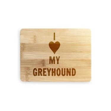 Imagem de Tábua de cortar cães Greyhound, presente para cães galgos, presente de cachorro galgo, tábua de corte de bambu, ideia de presente de inauguração de casa, aniversário, ideia de presente de Natal