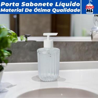 Imagem de Porta Sabonete Líquido Dispenser Prático Canelatta Paramount, Cristal
